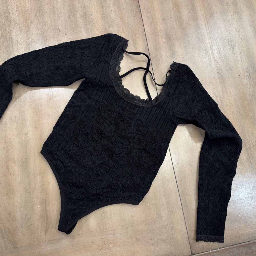 Black Lace Bodysuit